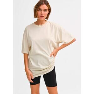 MATE The Label Organic Cotton Crew Neck Boyfriend T Shirt XS Women's NWT